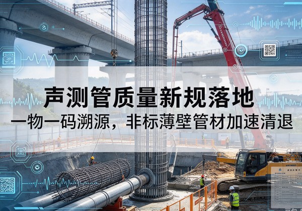 平鲁声测管质量新规落地，一物一码溯源，非标薄壁管材加速清退
